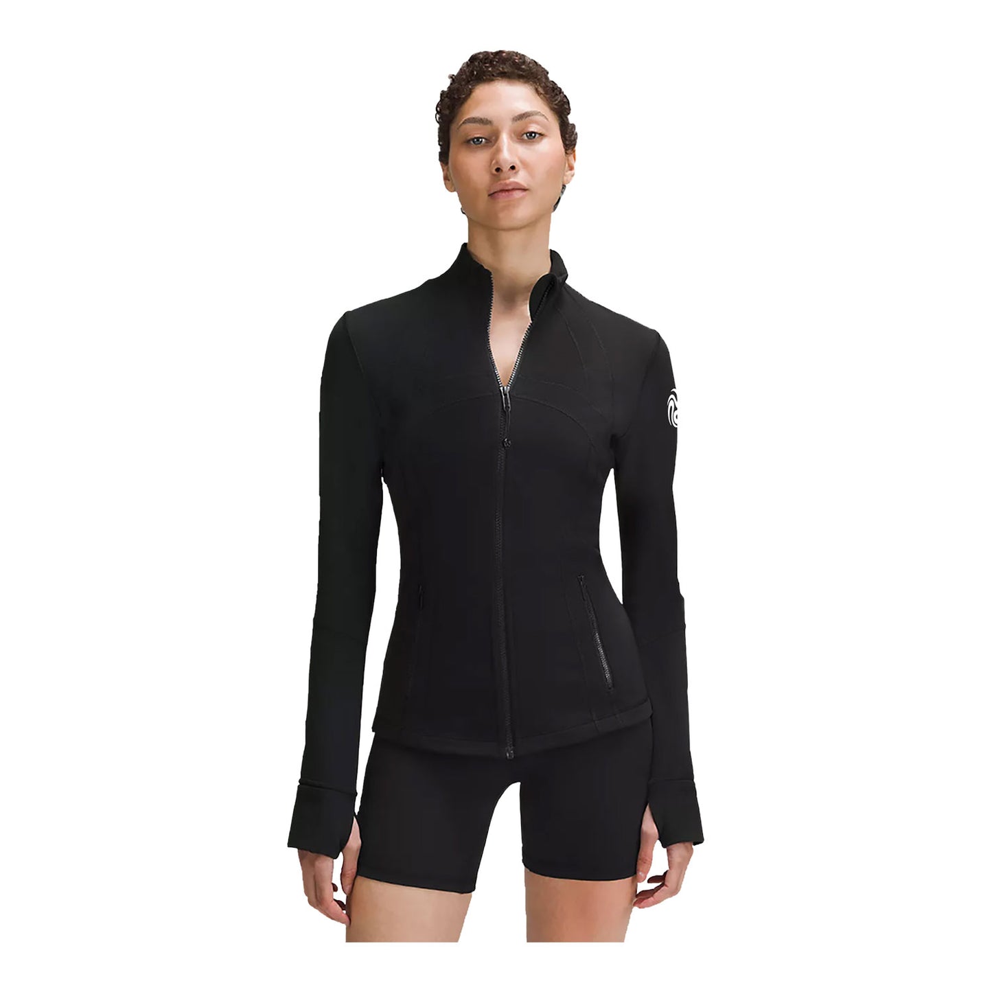 Women's Lululemon Define Soccer Champions Tour Black Jacket - Front View
