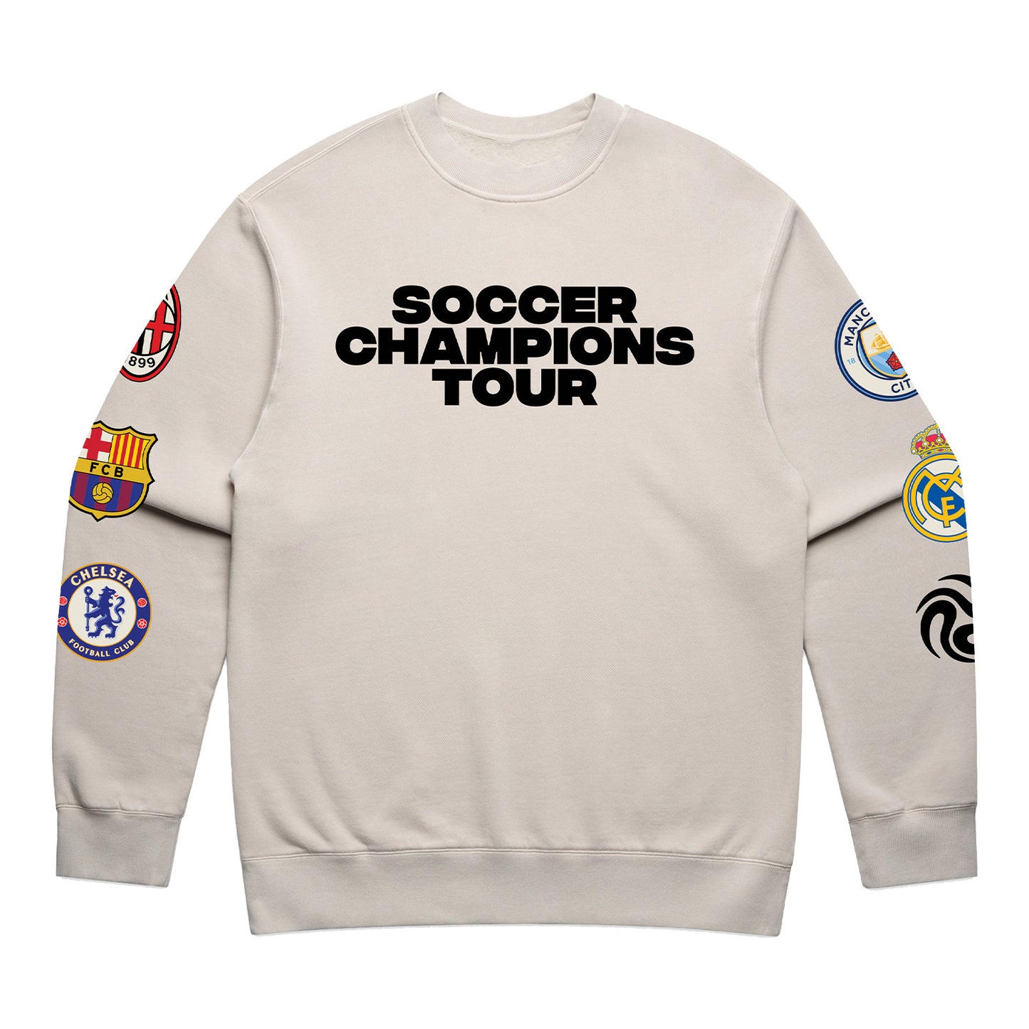 Unisex Soccer Champions Tour 2024 Bone Crewneck