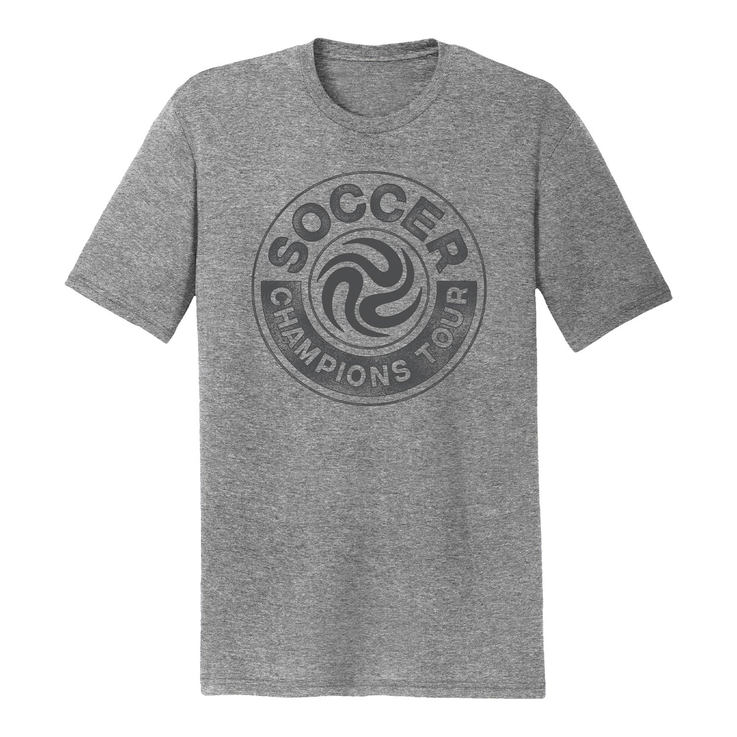 Unisex Soccer Champions Tour Grey Tee - Front View